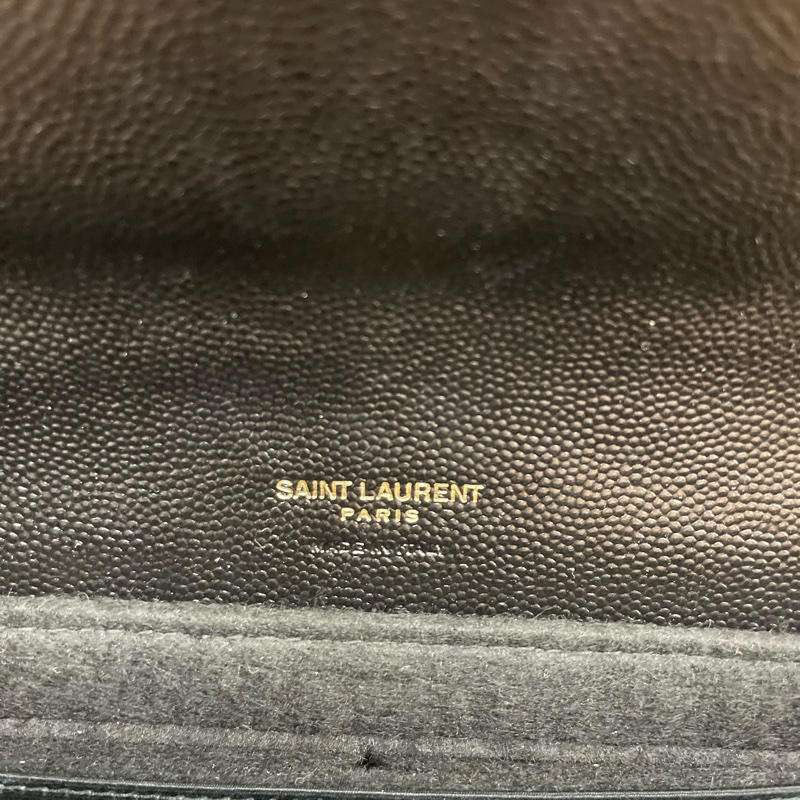 Ysl 黑金手包-4