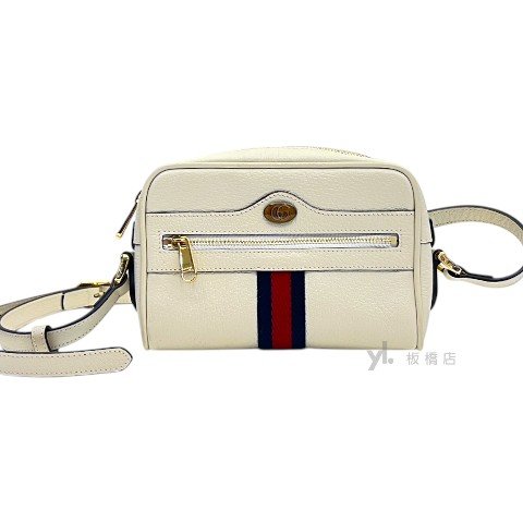 Gucci ophidia GG supreme白牛皮迷你斜背包719885-0