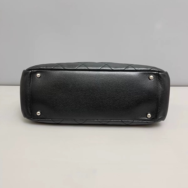 🉑肩背 #15萬入手 #全網最低 香奈兒黑銀荔枝Tote小號托特側背包-11