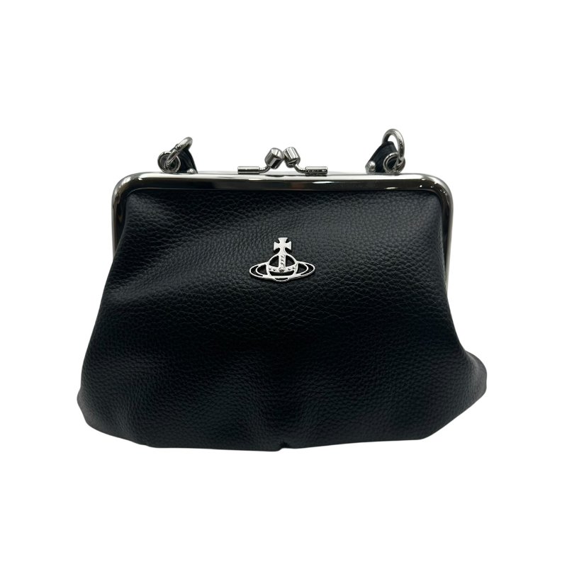 【美收精品】vivienne westwood 黑色銀鍊單肩包 B-745【隔月月中將轉賣至日本 上架期限30天】-0