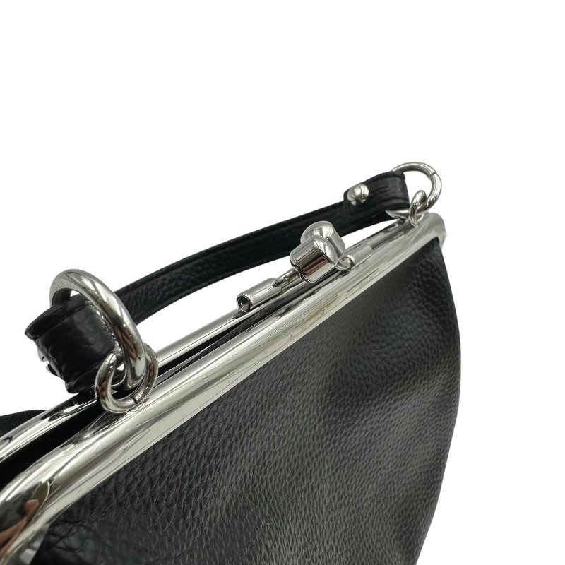 【美收精品】vivienne westwood 黑色銀鍊單肩包 B-745【隔月月中將轉賣至日本 上架期限30天】-8