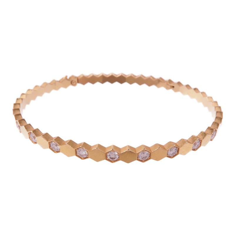 Chaumet 18K玫瑰金Bee My Love手鐲-2