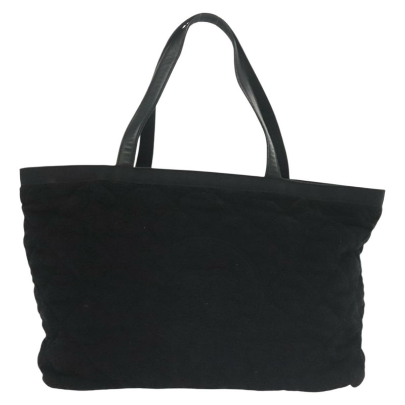 【日本直送】香奈兒 Matelasse COCO Mark 托特包 黑色銀色 CC 正品 BA4775-1