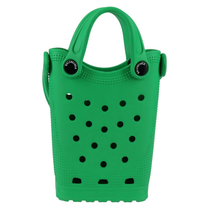 【日本直送】BALENCIAGA 單肩包 橡膠 Crocs 合作款 綠色 正品 137470M-12