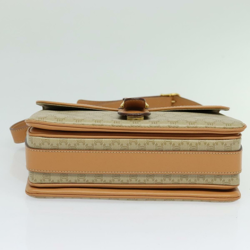 【日本直送】CELINE Macadam帆布肩背包 米色 金色 正品 139137-4