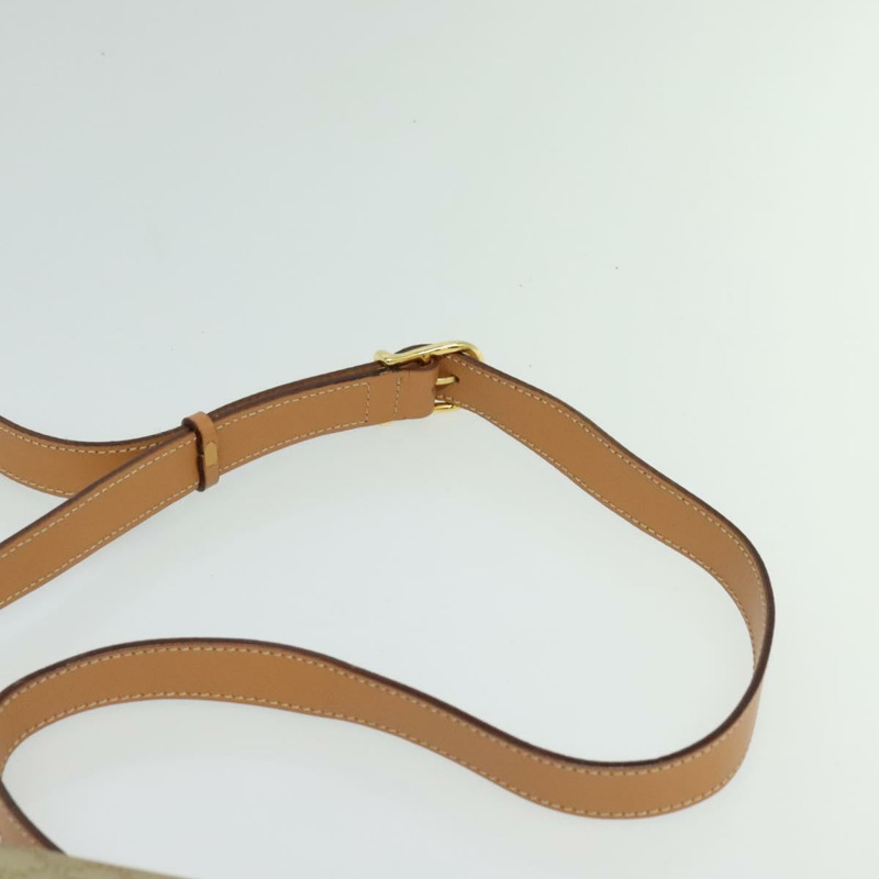 【日本直送】CELINE Macadam帆布肩背包 米色 金色 正品 139137-7