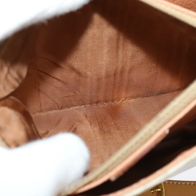 【日本直送】CELINE Macadam帆布肩背包 米色 金色 正品 139137-10