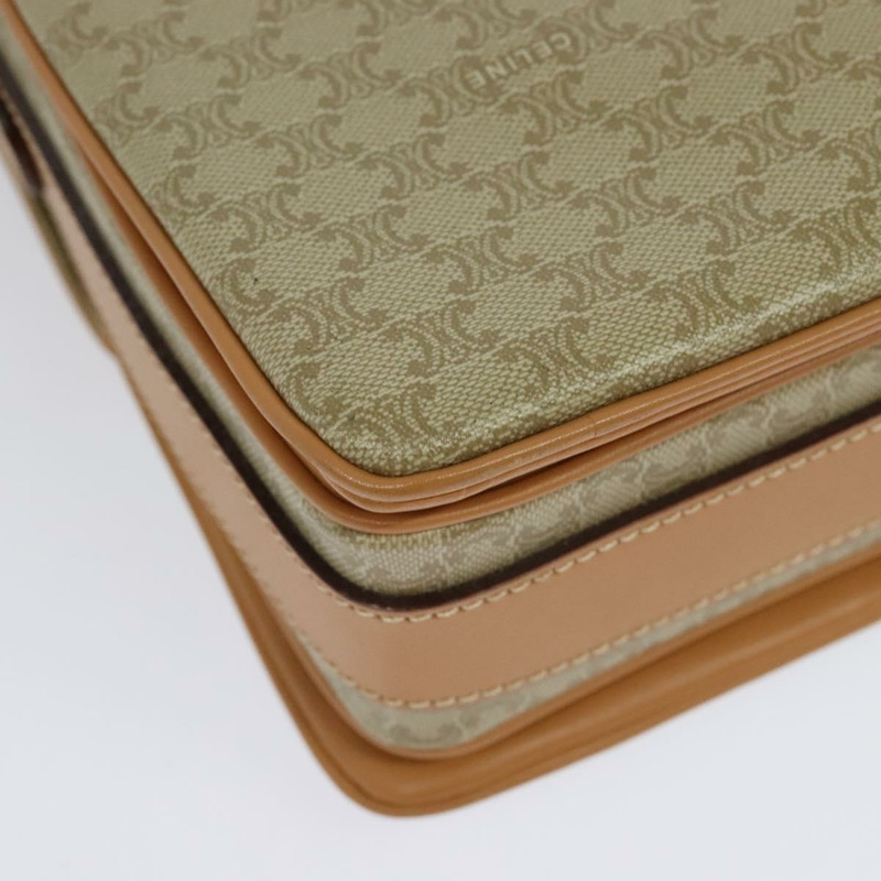 【日本直送】CELINE Macadam帆布肩背包 米色 金色 正品 139137-14