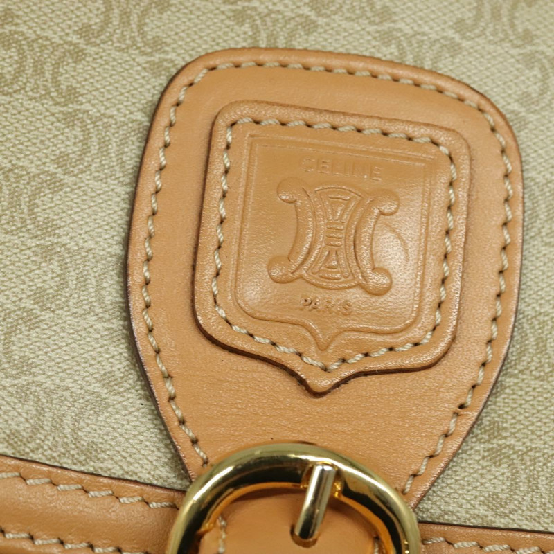【日本直送】CELINE Macadam帆布肩背包 米色 金色 正品 139137-16