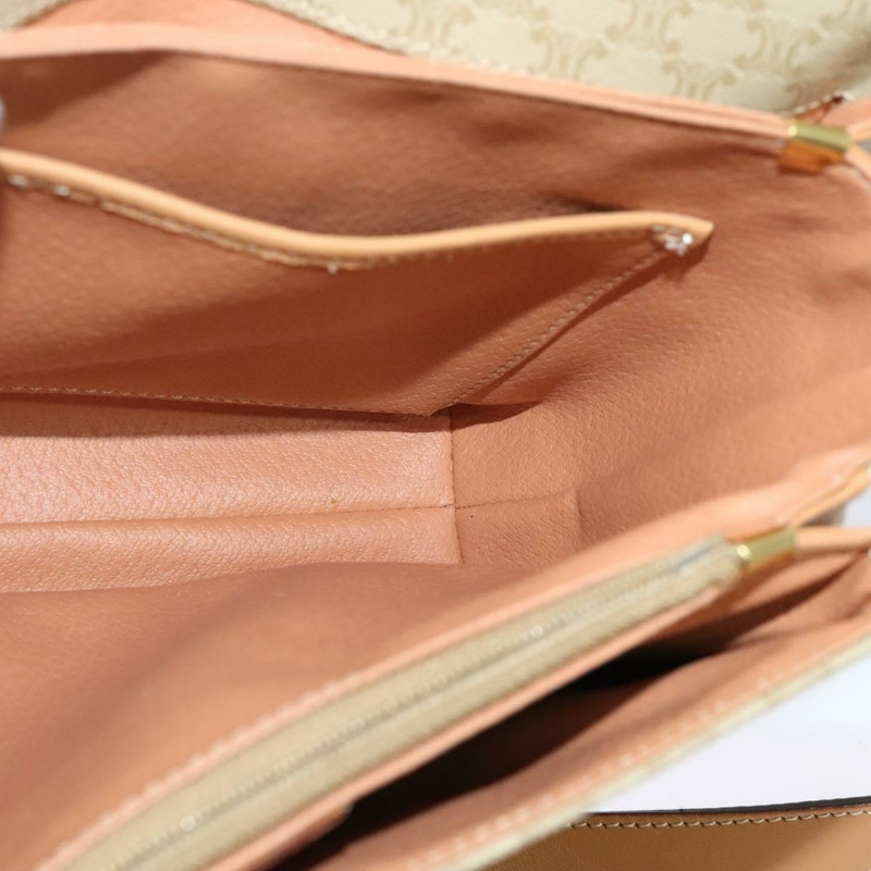 【日本直送】CELINE Macadam帆布肩背包 米色 金色 正品 139137-18