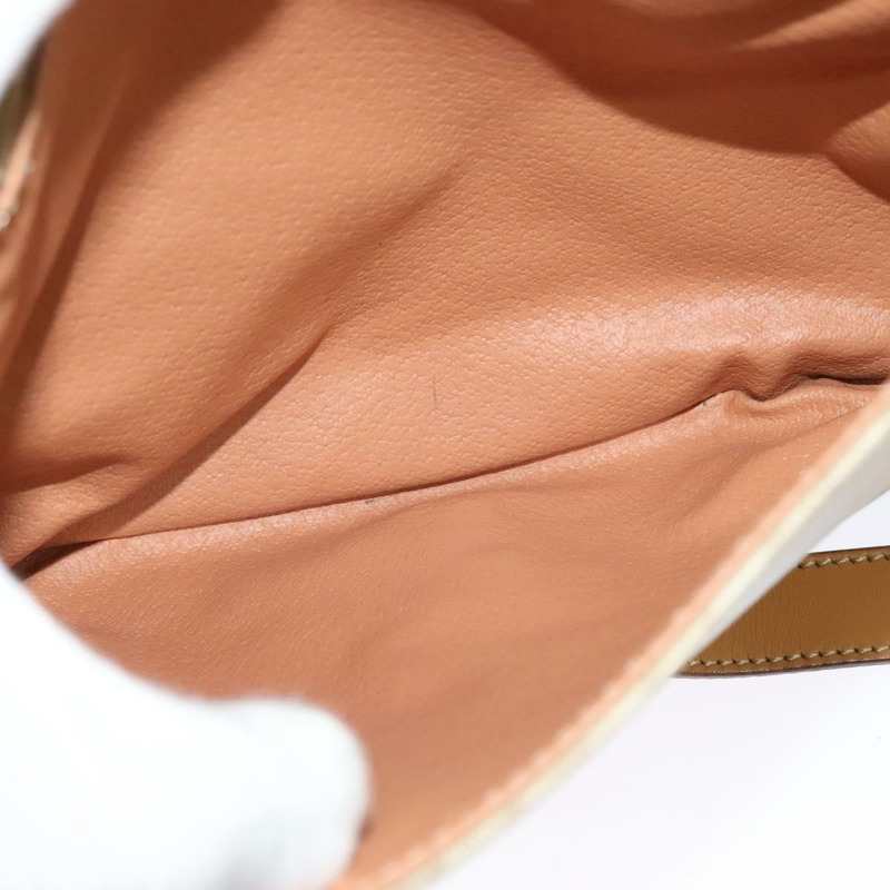 【日本直送】CELINE Macadam帆布肩背包 米色 金色 正品 139137-21