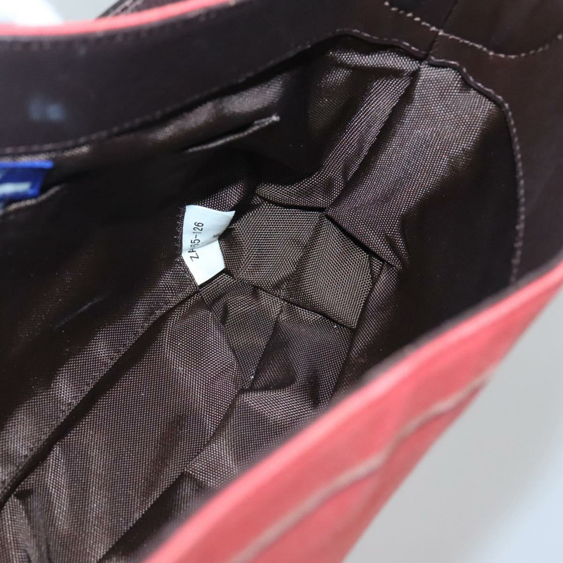 【日本直送】BURBERRY Nova 格紋藍標單肩包帆布紅銀色正品 138283-16