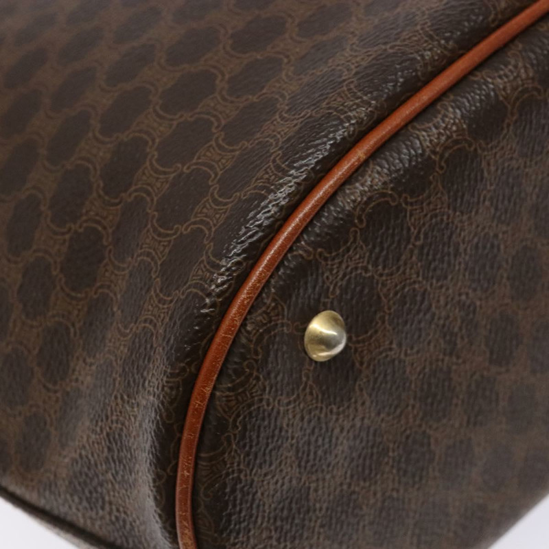 【日本直送】CELINE Macadam 帆布托特包 PVC 棕金色 正品 138457-15