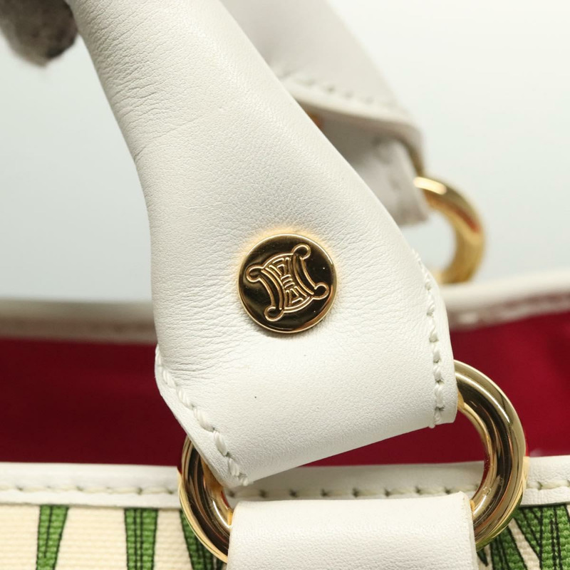 【日本直送】CELINE 手提包 帆布 白金色 正品 139166-9