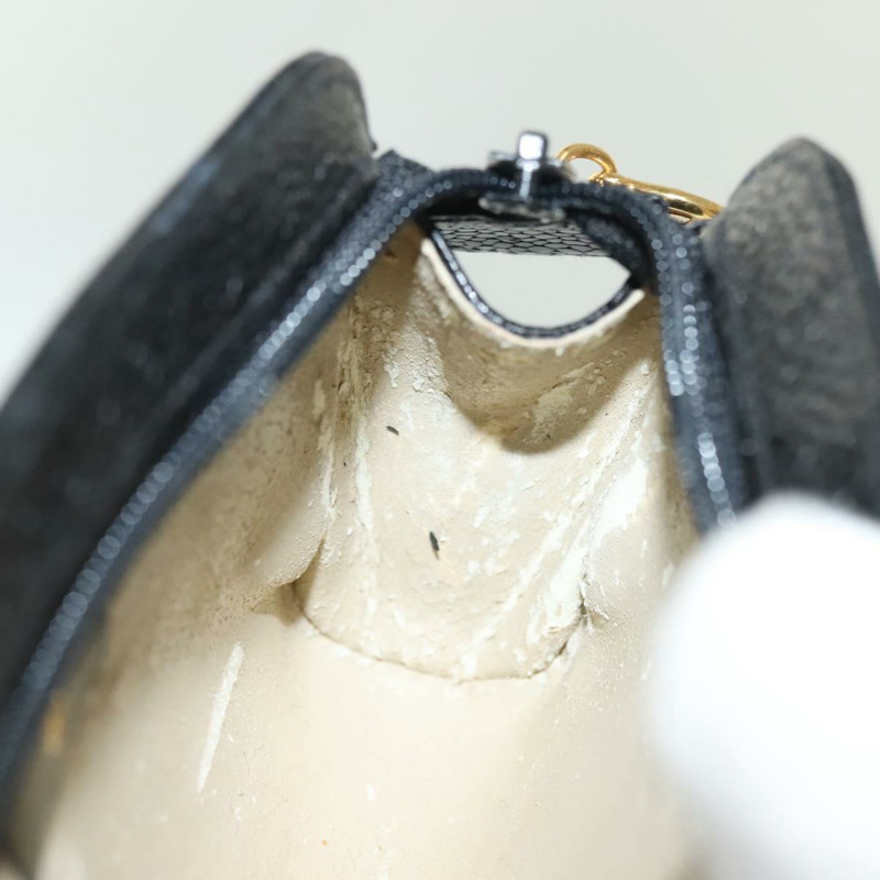 【日本直送】香奈兒魚子醬皮黑金CC標誌手拿包 Auth bs28771-16