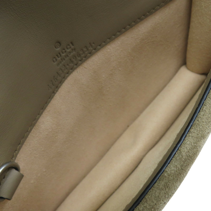 烏木色 GG Supreme帆布 Dionysus 肩背包 476432-4