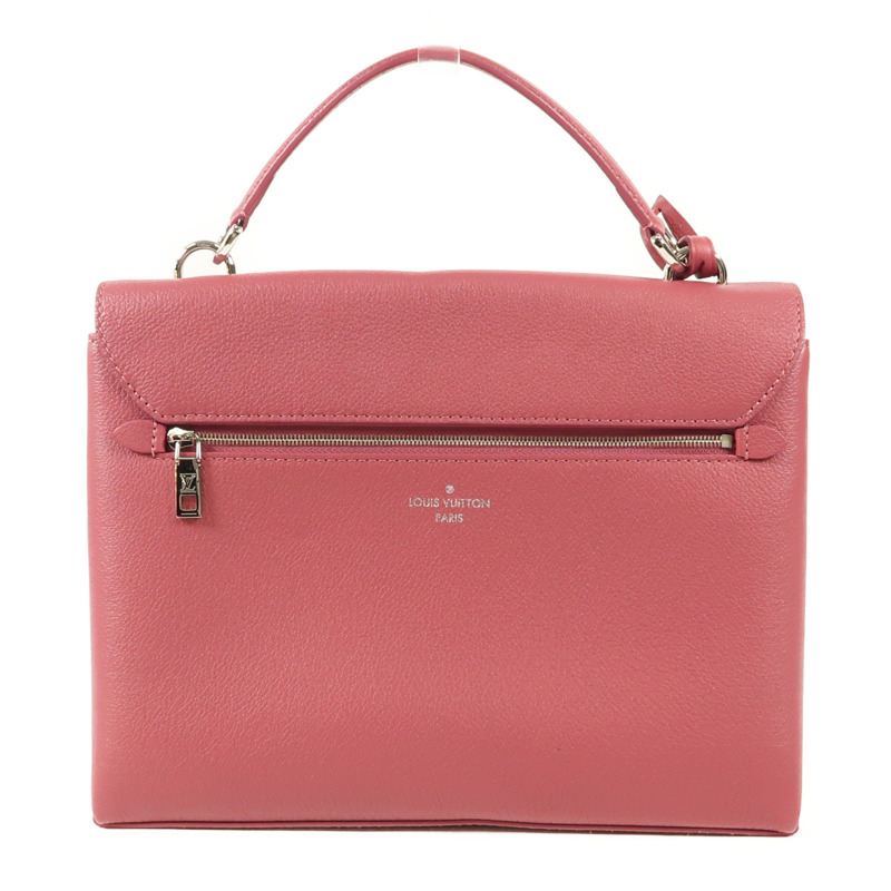 LOUIS VUITTON Vernis My LockMe銀扣手挽肩背兩用袋-1