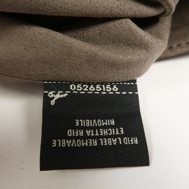 FENDI 塗層帆布MON TRESOR金扣肩背袋-11