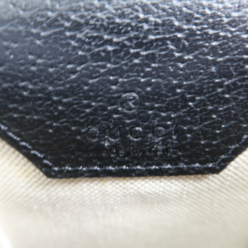 GUCCI 帆布Horsebit 1955 Mini金扣肩背袋-5