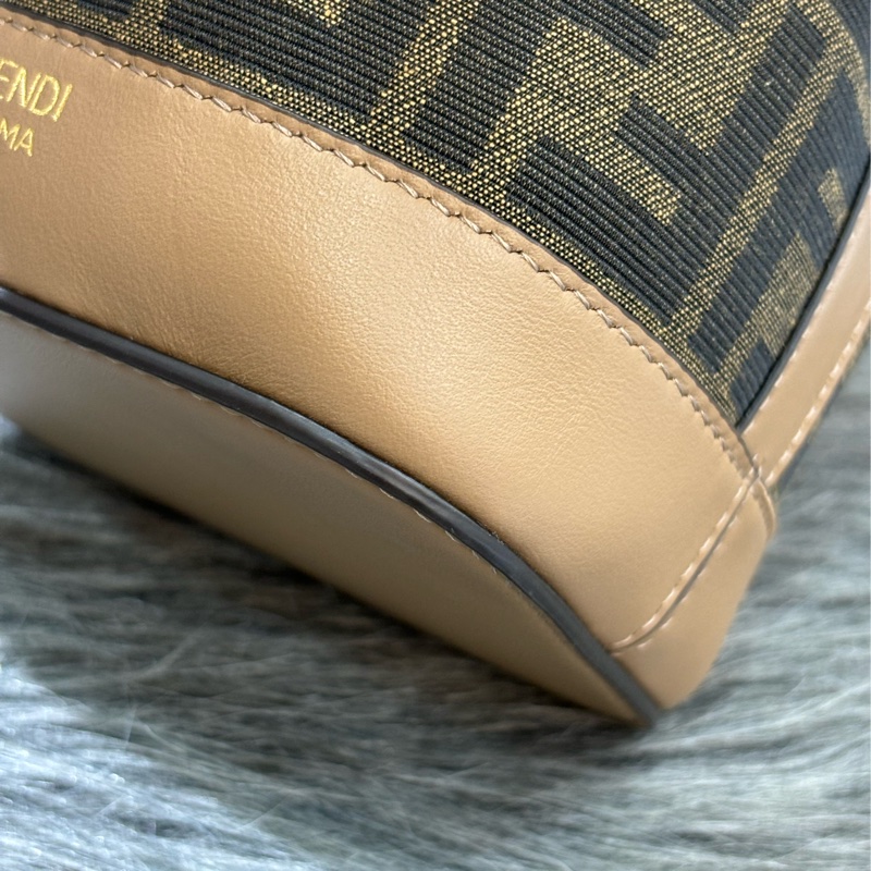 FENDI 8BS093 MON TRESOR MINI NOE 全皮 水桶包 斜背包 手提包-8