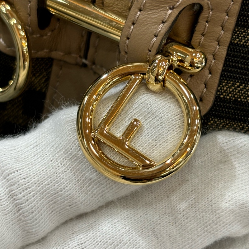 FENDI 8BS093 MON TRESOR MINI NOE 全皮 水桶包 斜背包 手提包-16