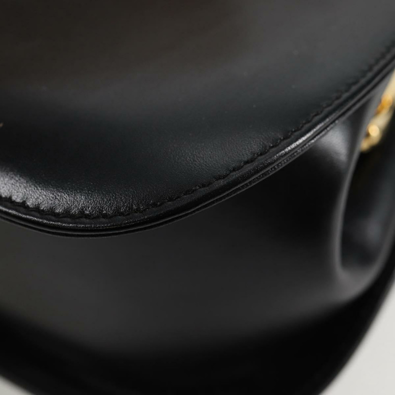 【日本直送】Salvatore Ferragamo Gancini 手提包 皮革 黑金 正品 136667V-16