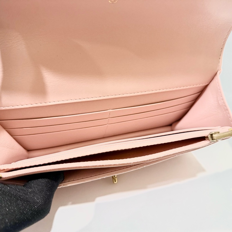 CHANEL粉金羊皮19HANDLE WOC/AP3664-7