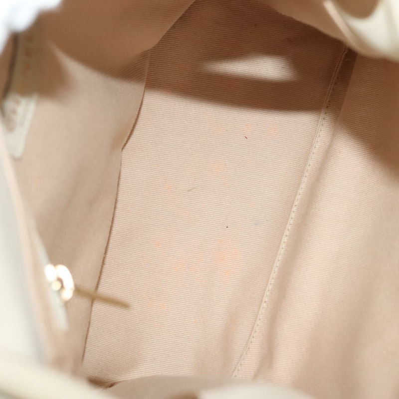 【日本直送】香奈兒 Camelia 單肩包 皮革 米色金色 CC 正品 137317-10