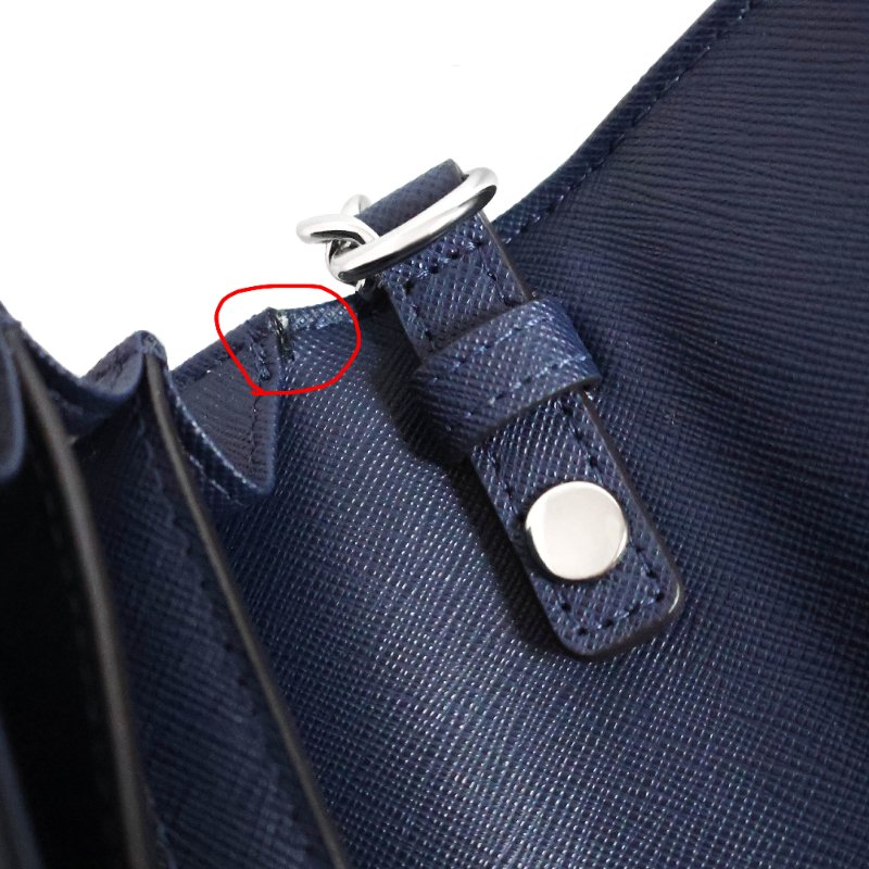 金鐸精品~2479 MICHAEL KORS MK JET SET 深藍色防刮十字皮革紋WOC側肩背包-8