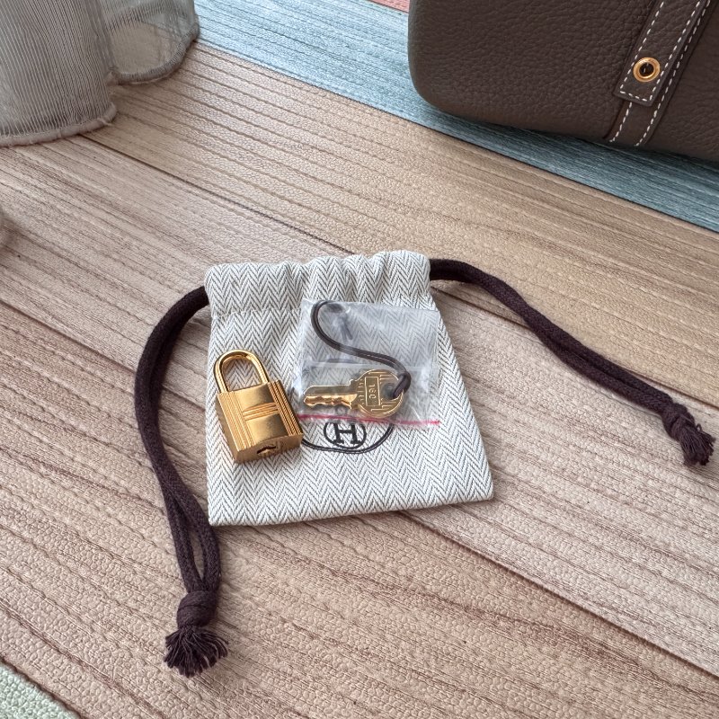 Hermes 愛馬仕 Picotin 22 菜籃子 Etoupe 象灰金釦-17