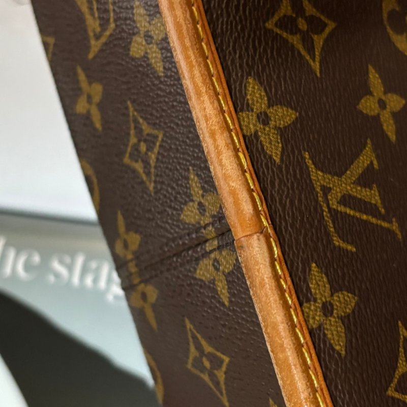 ::LOUIS VUITTON:: LV M42250 咖啡色經典花紋馬鞍斜背包法棍包-12