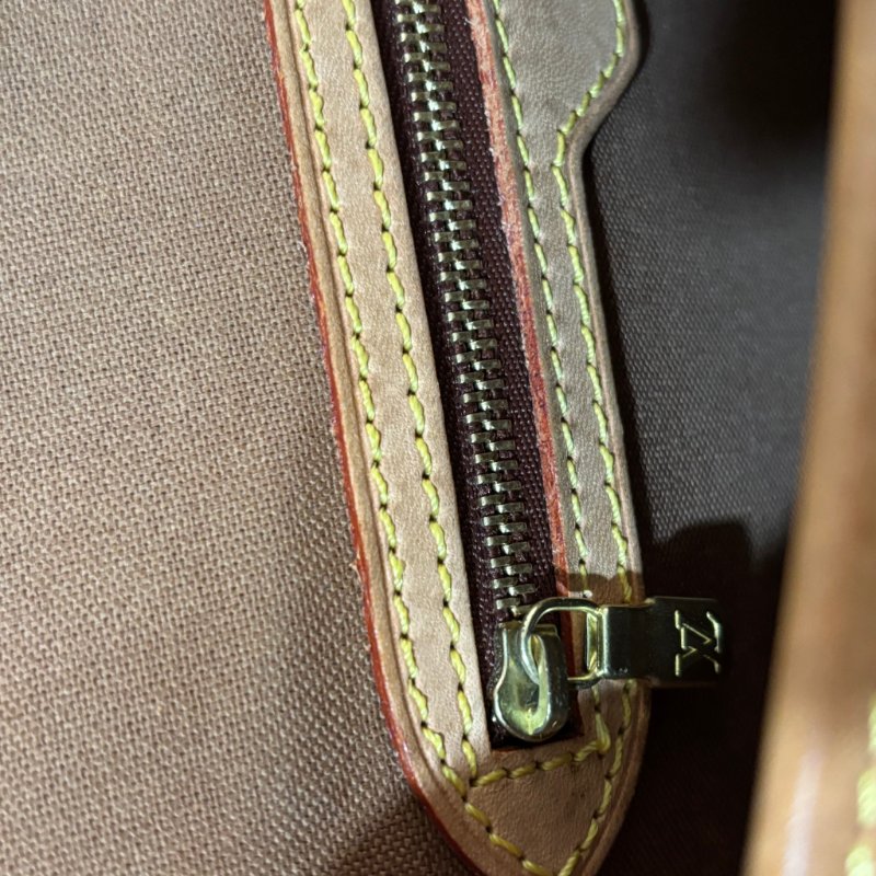 ::LOUIS VUITTON:: LV M42250 咖啡色經典花紋馬鞍斜背包法棍包-41