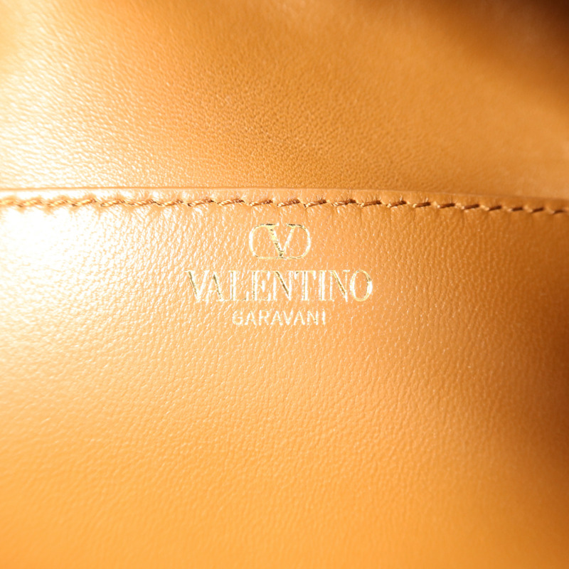 Valentino 羊皮皮革Pour Bucket Bag金扣肩背袋-6