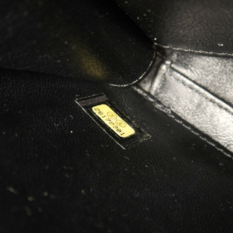 CHANEL 牛皮皮革Vanity Case金扣手挽肩背兩用袋-7