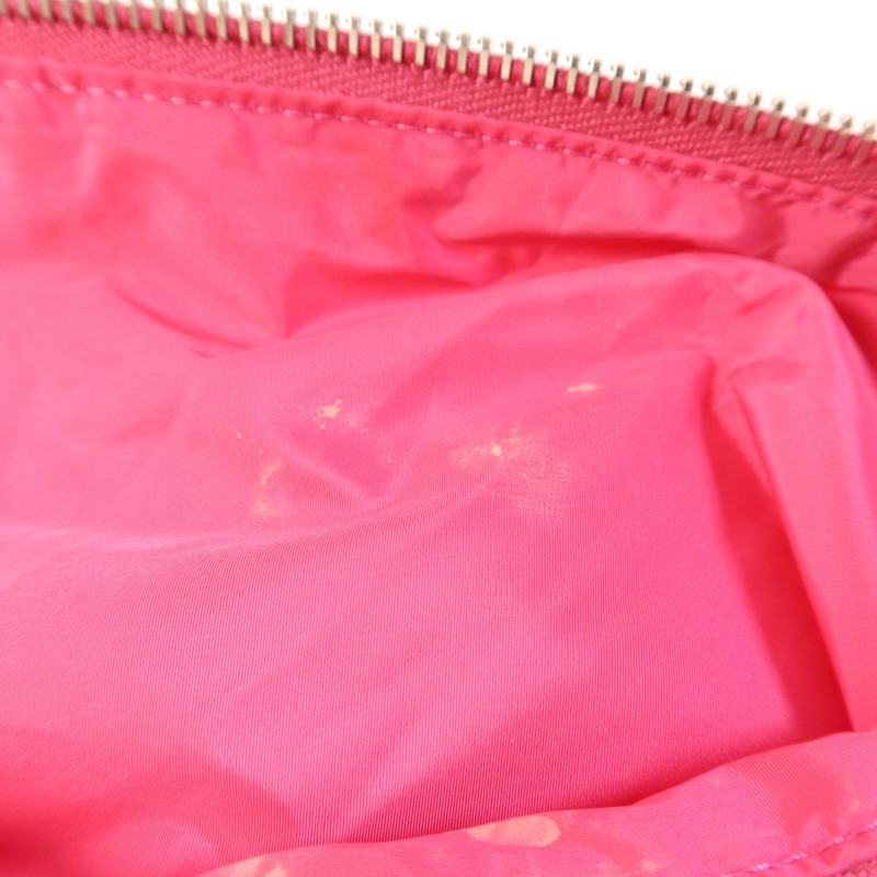 CHANEL 尼龍Shoulder Bag銀扣鏈帶肩背袋-11