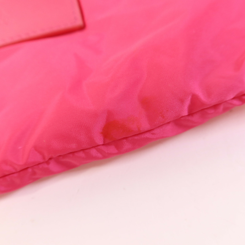 CHANEL 尼龍Shoulder Bag銀扣鏈帶肩背袋-18