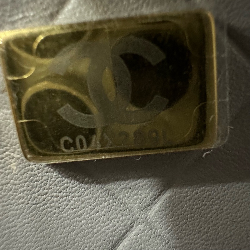 Chanel as2485 大象灰荔枝皮金釦馬鞍包 斜背包-26