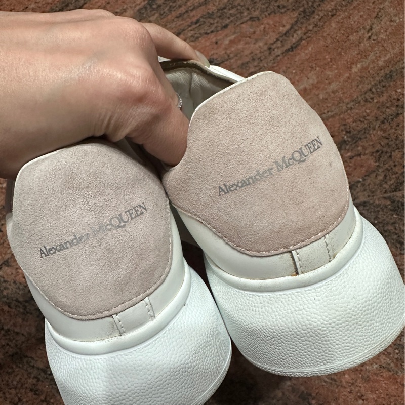ALEXANDER MCQUEEN MCQ 麥昆 運動鞋 休閒鞋 厚底鞋 白色 粉尾-6