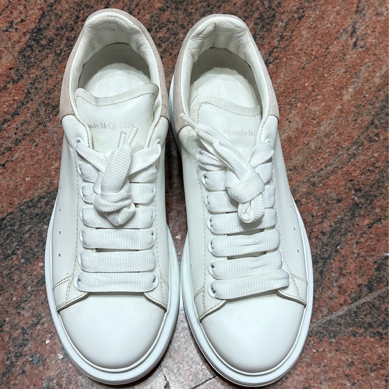 ALEXANDER MCQUEEN MCQ 麥昆 運動鞋 休閒鞋 厚底鞋 白色 粉尾-7