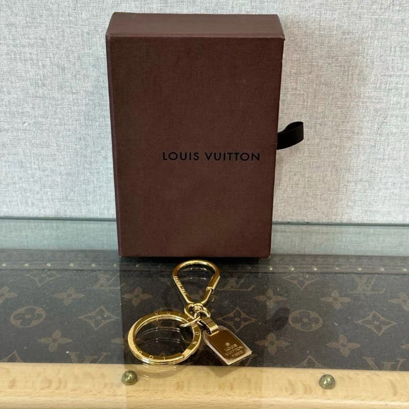LV 金色鑰匙扣掛飾 98新配件盒子-0