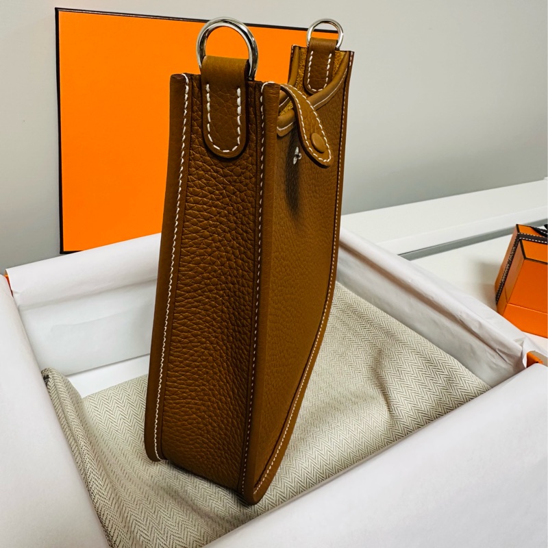 Hermes Evelyne mini金棕銀扣 K刻(2025年)-3