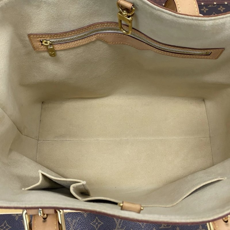 LV 白棋盤托特肩背包 34*28*17 98新配件塵袋-1