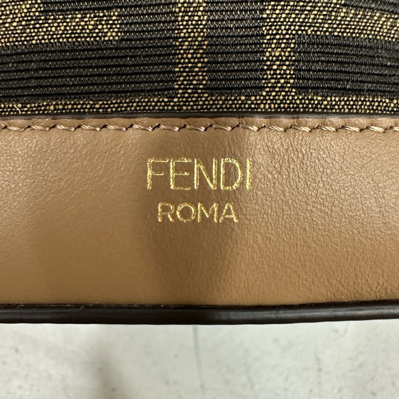 FENDI 8BS093老花金釦MON TRESOR MINI NOE 兩用包-10