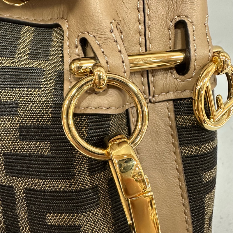 FENDI 8BS093老花金釦MON TRESOR MINI NOE 兩用包-16