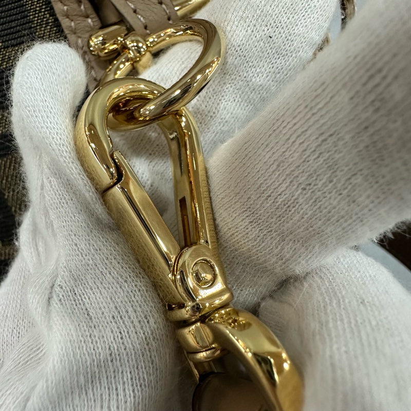 FENDI 8BS093老花金釦MON TRESOR MINI NOE 兩用包-19