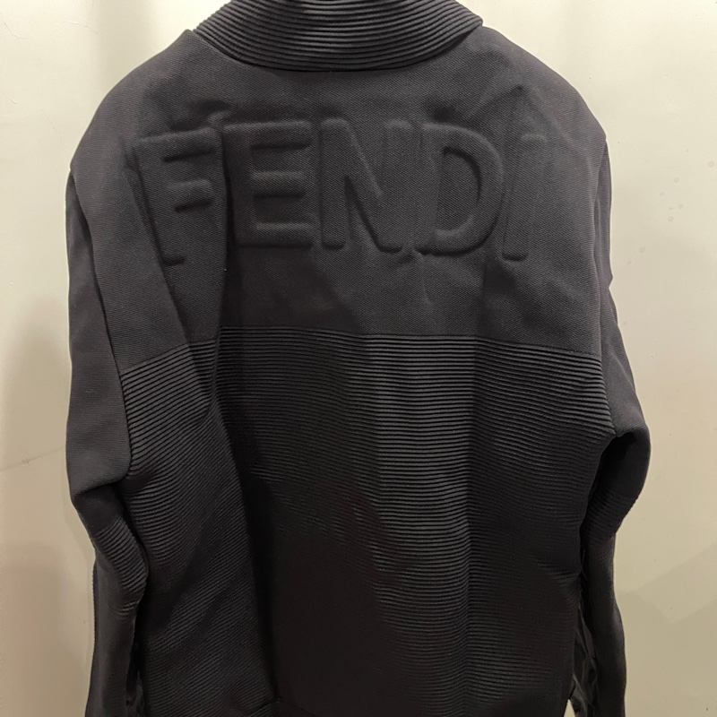 FENDI 鵝絨高領羽絨服滑雪夾克 男款 黑色 50碼-5