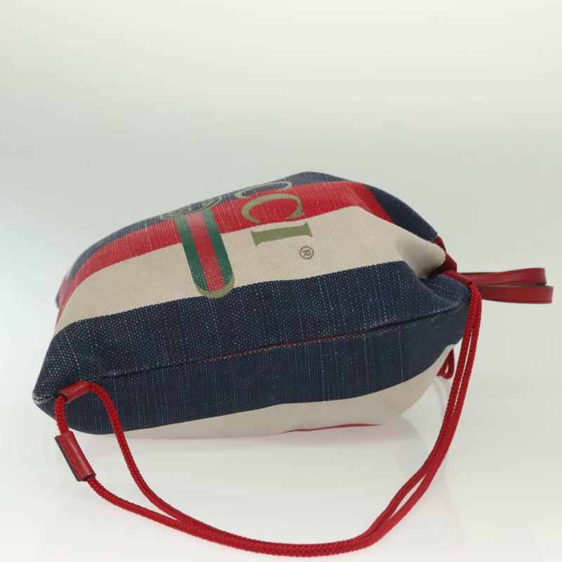【日本直送】GUCCI 背包 帆布 藍紅色 473872 正品 138454-2