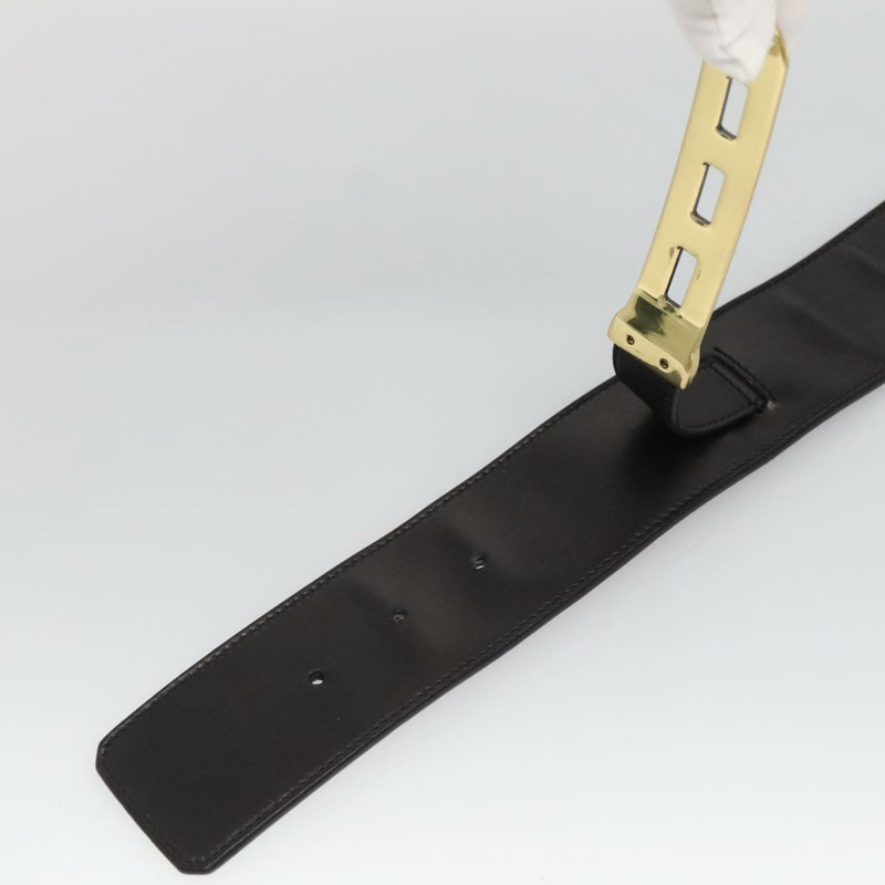 【日本直送】GUCCI 皮帶 皮革 37.4 吋 黑金 114651 正品 138130-5