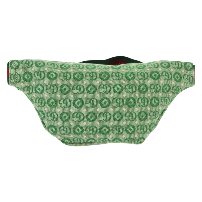 【日本直送】GUCCI 兒童雪莉包 帆布皮革 綠銀 502095 正品 138554-1