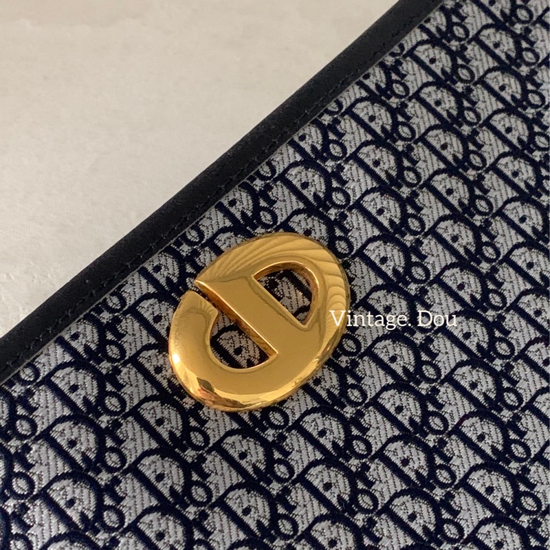 Dior vintage 老花手提肩背包-7